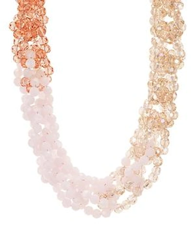 Shop Kate Spade New York Beaded Necklace, 16 In Peach/multi