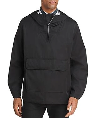 Shop Apc Duty Hooded Anorak Jacket In Black