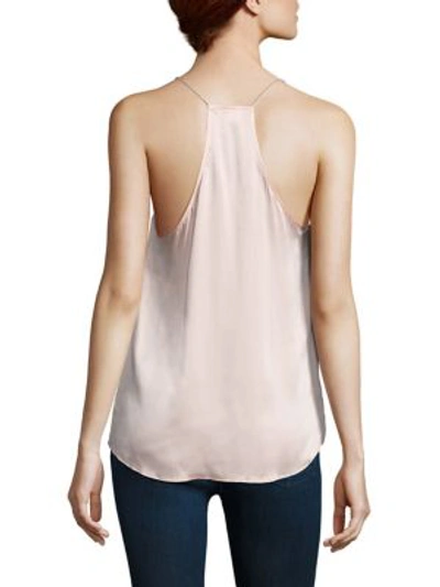 Shop Cami Nyc Racer Silk Charmeuse Camisole In Butter Yellow