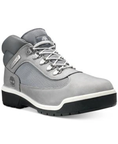 Shop Timberland Men's Waterproof Field Boots Men's Shoes In Grey