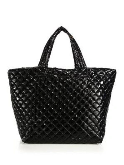 Shop Mz Wallace Metro Large Quilted Tote In Black