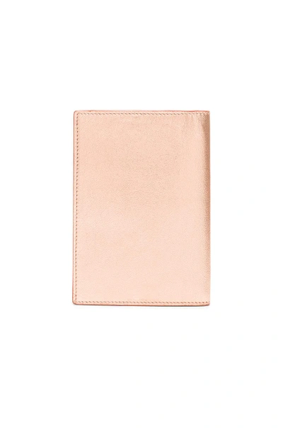 Shop Mark Cross Passport Cover In Copper