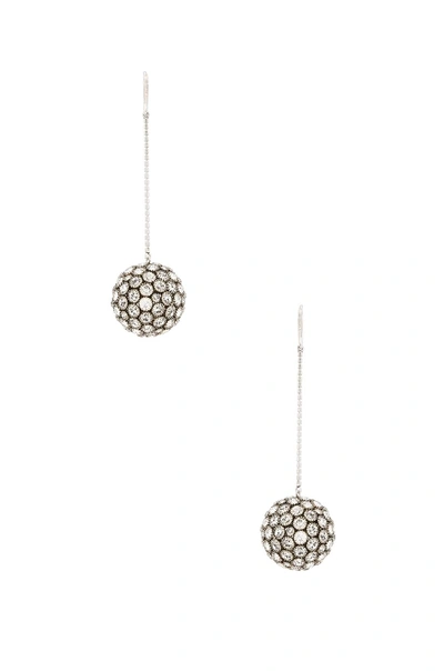 Shop Isabel Marant Life On Mars Earrings In Metallic Silver