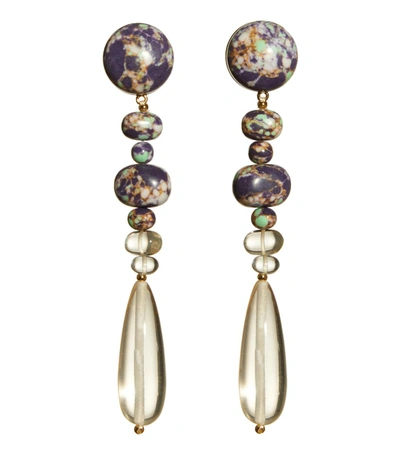 Shop Lele Sadoughi Copacabana Earring In Orchid