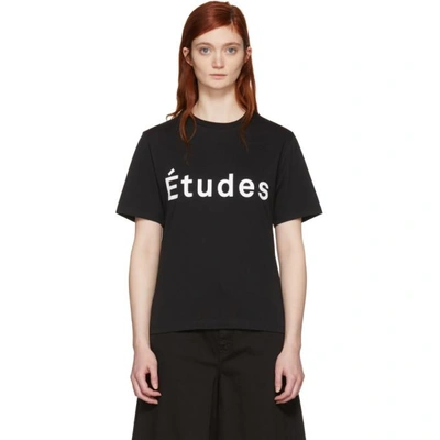 Shop Etudes Studio Etudes Black Page Logo T-shirt