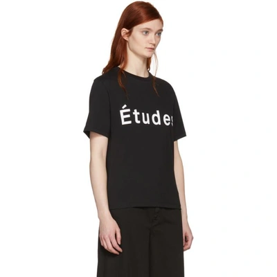 Shop Etudes Studio Etudes Black Page Logo T-shirt