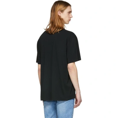 Shop Alexander Wang Black Your Ad Can Go Here T-shirt In 001 Black