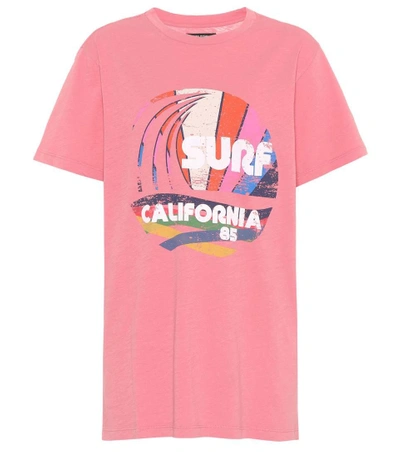 eventyr foretage lindring Isabel Marant Surf California Cotton T-shirt In Pink | ModeSens