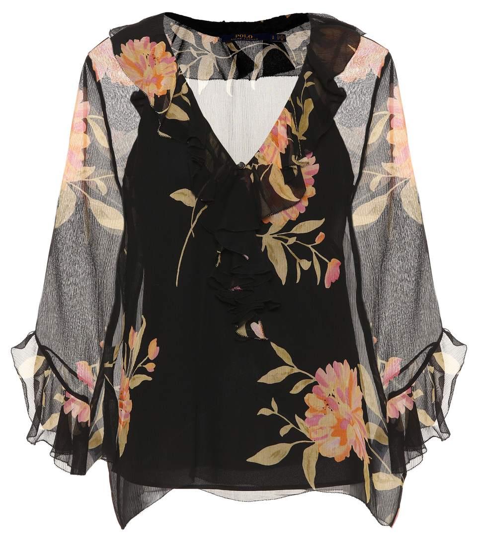 ralph lauren black blouse