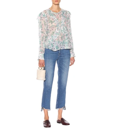 Shop Isabel Marant Muster Floral Blouse In White