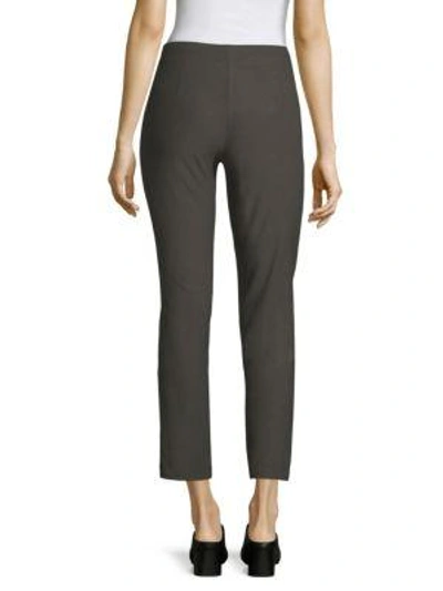 Shop Eileen Fisher Slim Ankle Pants In Graphite