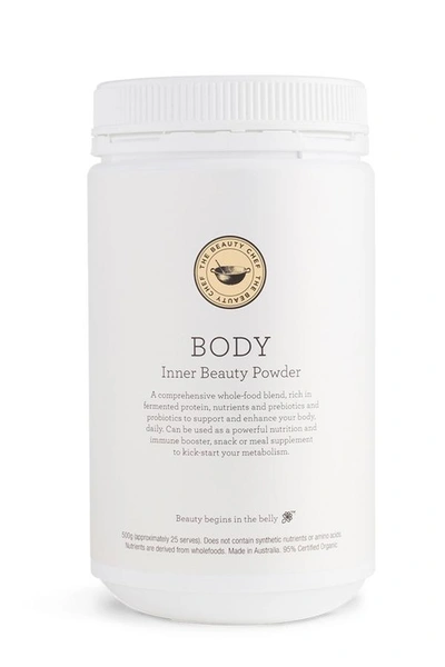 Shop The Beauty Chef Body Inner Beauty Powder With Matcha - Vanilla 500g In Green, Natural, Brown, Blueberry, Raspberry, Cranberry, Wheat, Vanilla