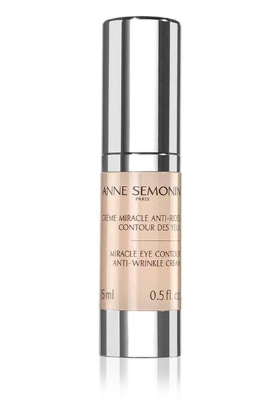 Shop Anne Semonin Miracle Eye Contour Anti-wrinkle Cream In Cream, Ash, Bark, Aqua, Corn, Apricot, Sunflower