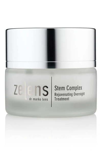 Shop Zelens Stem Complex Rejuvenating Overnight Treatment In Cream, Natural, Aqua