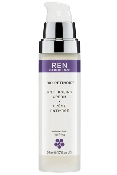 Shop Ren Bio Retinoid&trade; Anti-ageing Cream In Cream, Aqua, Olive, Sunflower, Natural