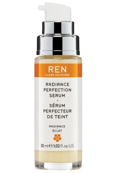 Shop Ren Radiance Perfection Serum In Multi, Cream, Aqua, Citrus, Lemon, Grape, Orange, Sunflower, Natural