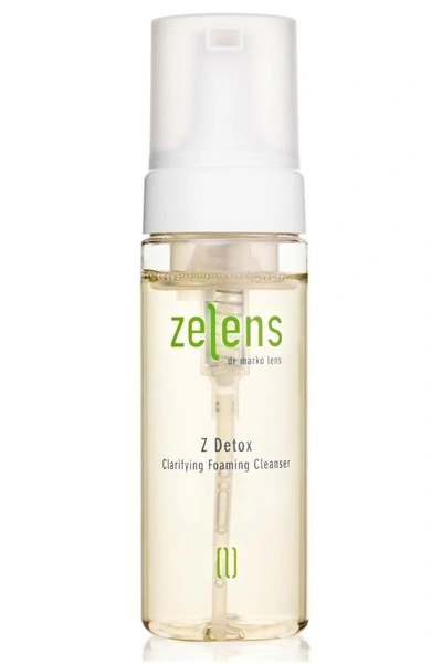 Shop Zelens Z Detox Clarifying Foaming Cleanser In Green, Citrus, Pumpkin, Mint, Natural, Grape, Wheat, Lemon