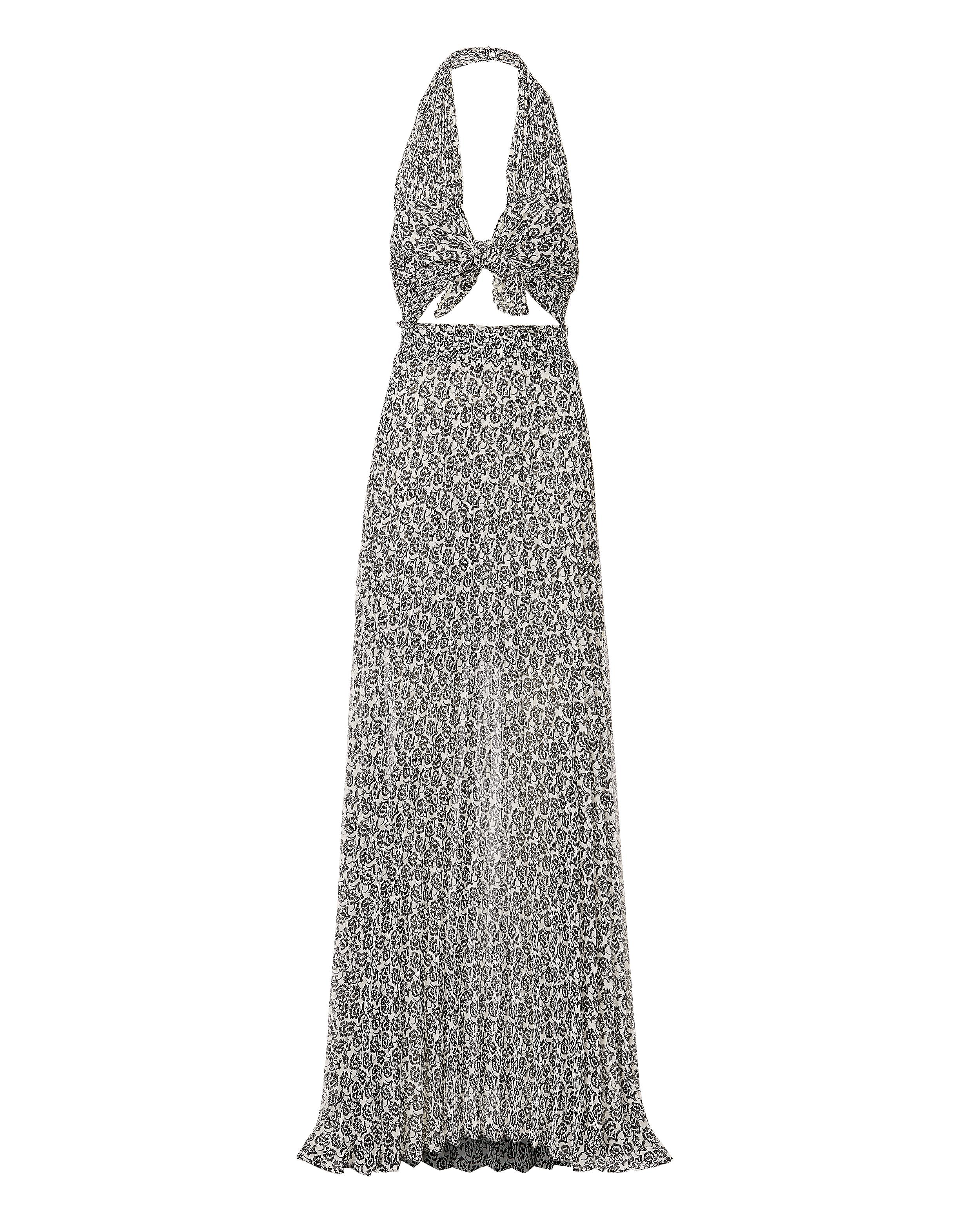 alc black and white dress