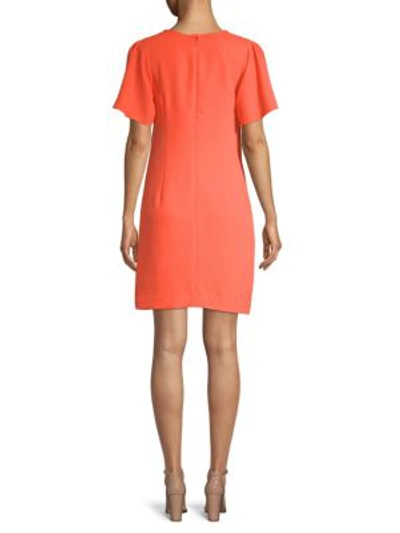 Shop Trina Turk Anderson Shift Dress In Orange Crush
