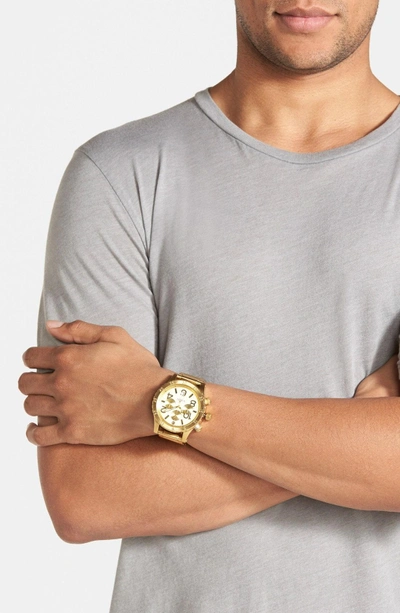 Shop Nixon 'the 48-20' Chronograph Watch, 48mm In Gold