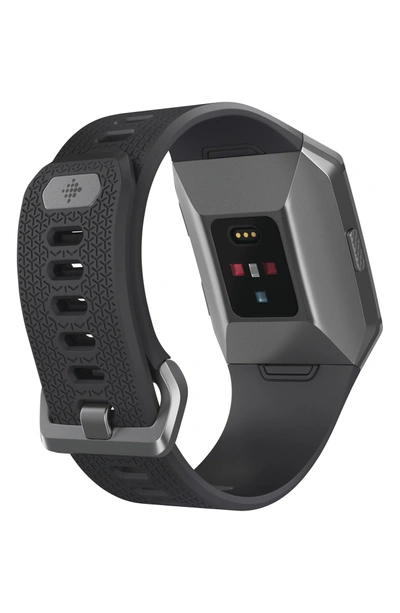 Fitbit Unisex Ionic Smoke Gray Elastomer Strap Smart Watch 35mmx32mm In  Charcoal/ Smoke Grey | ModeSens