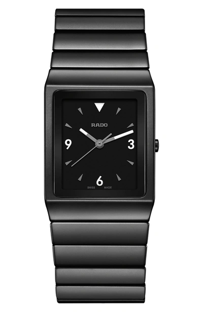 Shop Rado Ceramica Bracelet Watch, 30mm In Black
