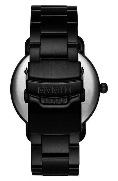 Shop Mvmt Revolver Avalon Bracelet Watch, 41mm In Black/ Black