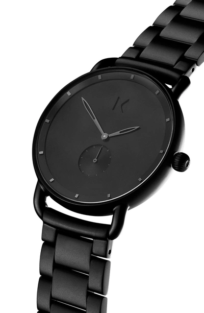 Shop Mvmt Revolver Avalon Bracelet Watch, 41mm In Black/ Black