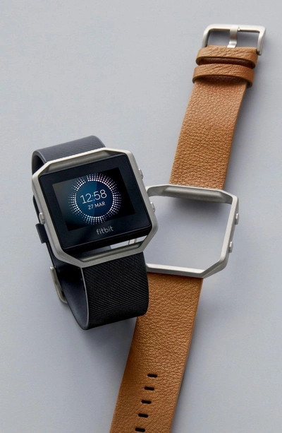 Shop Fitbit Blaze Smart Fitness Watch In Black