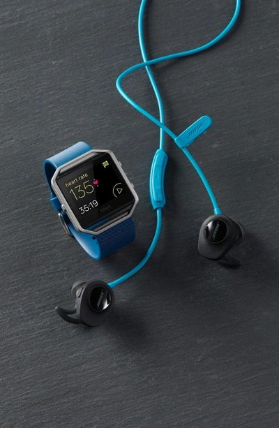 Shop Fitbit Blaze Smart Fitness Watch In Blue