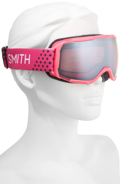 Shop Smith Grom Snow Goggles - Pink Monaco/ Mirror