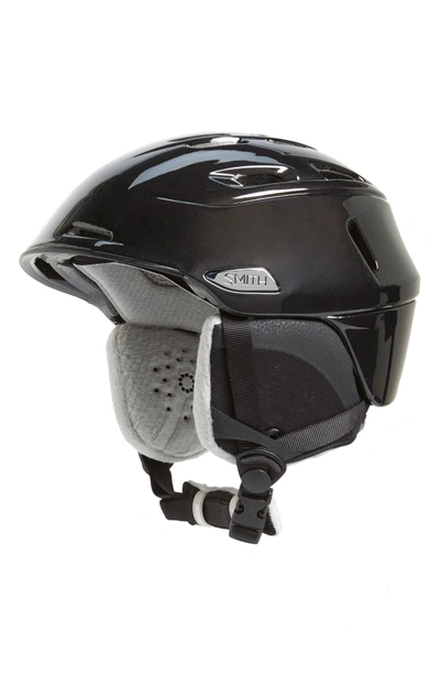 Shop Smith 'compass' Snow Helmet - Black In Black Pearl