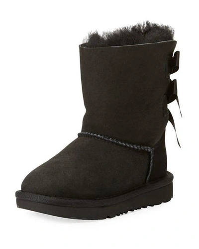 Ugg Bailey Bow Ii Boot, Toddler Sizes 6-12 In Black