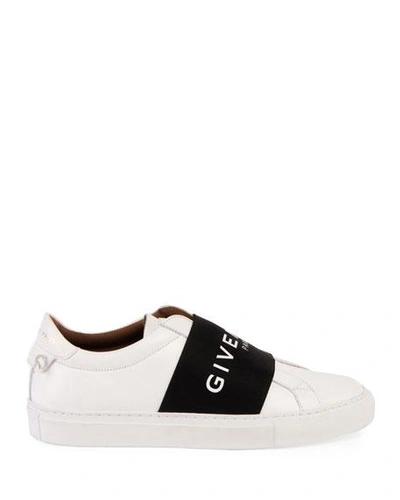 Shop Givenchy Urban Street Logo Sneakers In White/black