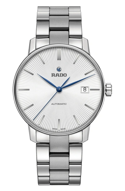 Shop Rado Coupole Classic Automatic Bracelet Watch, 37.7mm In Silver