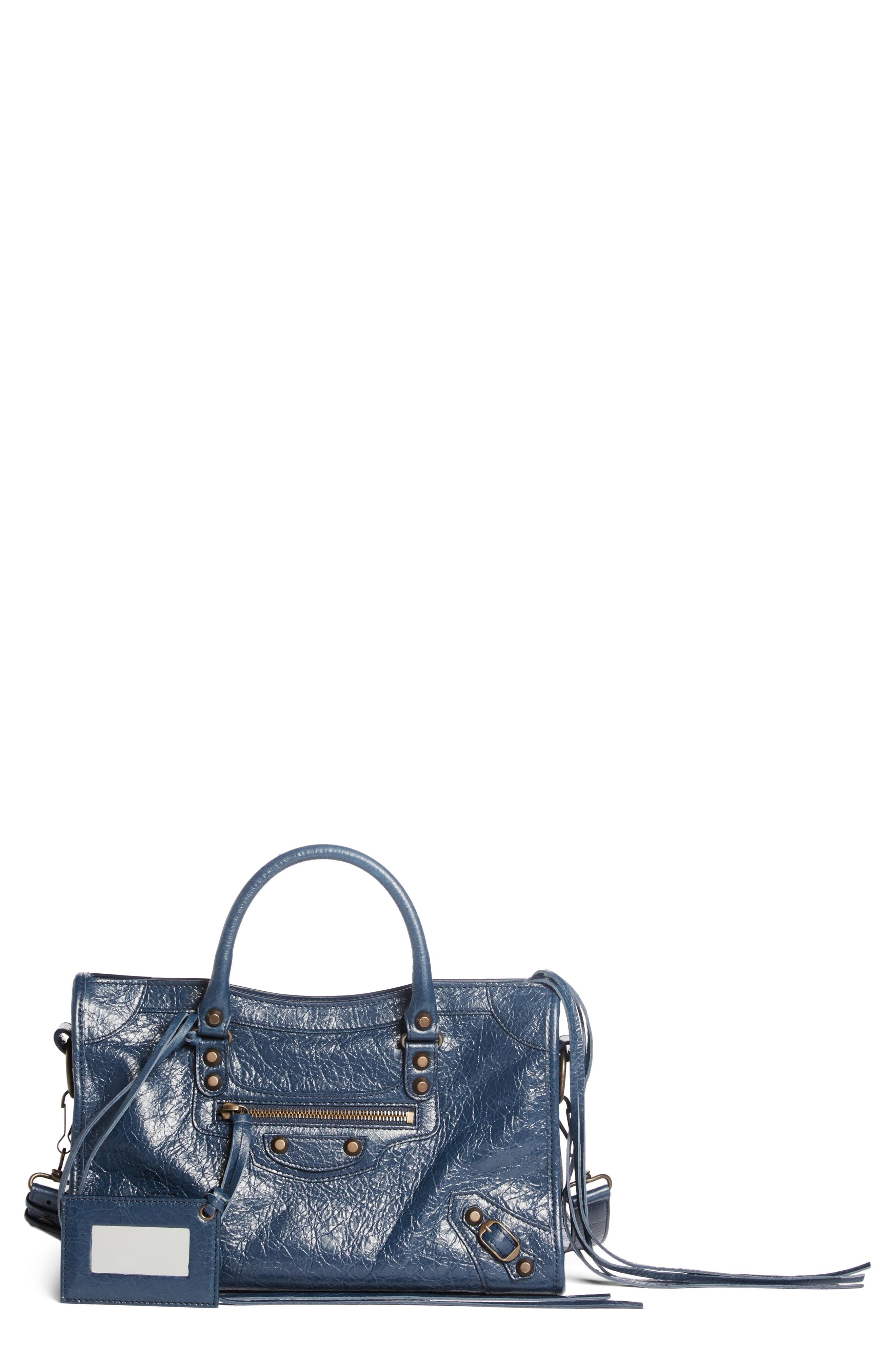 balenciaga blue tote