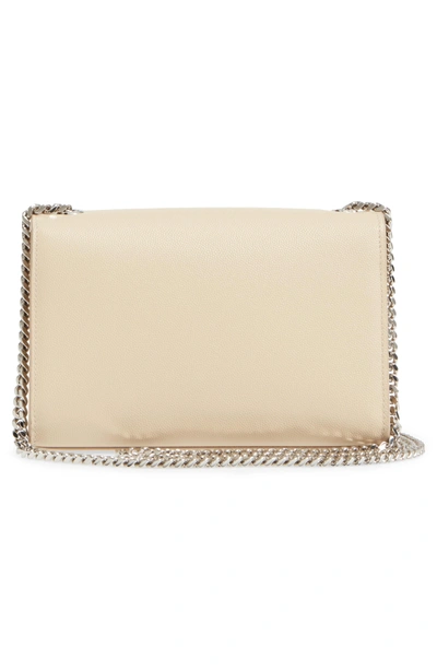 Shop Saint Laurent Small Kate Grained Leather Crossbody Bag - Beige In Poudre