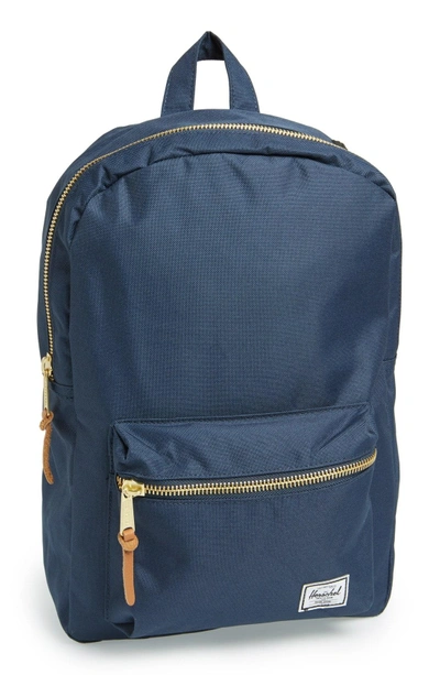 Shop Herschel Supply Co 'settlement Mid Volume' Backpack - Blue In Navy