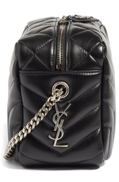 Saint Laurent Loulou Monogram Y-quilted Small Bowling Bag In Noir ...