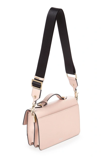 Shop Botkier Cobble Hill Leather Crossbody Bag - Pink In Blossom