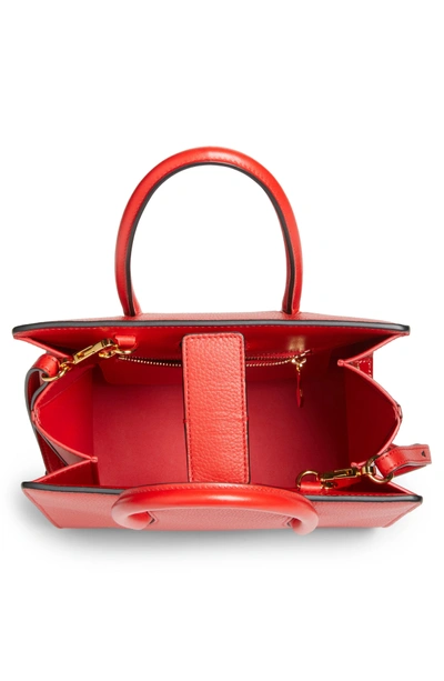 Shop Christian Louboutin Small Paloma Empire Leather Tote In Red/ Red