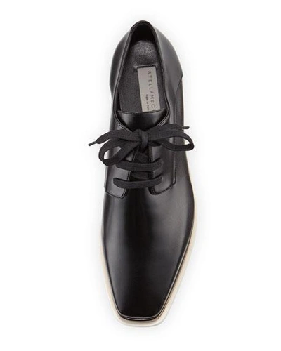 Shop Stella Mccartney Elyse Platform Oxfords In Black