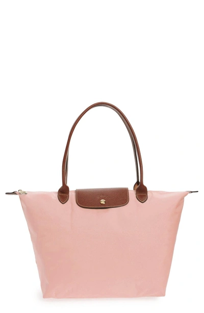 Shop Longchamp 'large Le Pliage' Tote - Pink In Pinky