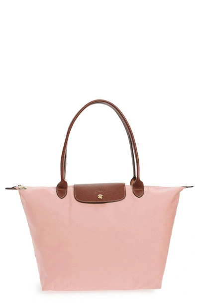 Longchamp x André Saraiva – Le Pliage André Shoulder Bag Pink