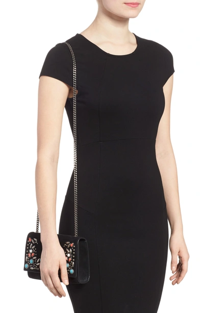 Shop Saint Laurent Small Kate Studded Leather Crossbody Bag - Black In Noir Multi