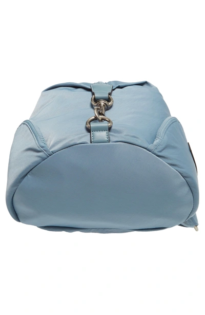 Shop Rebecca Minkoff Julian Nylon Backpack - Blue In Dusty Blue