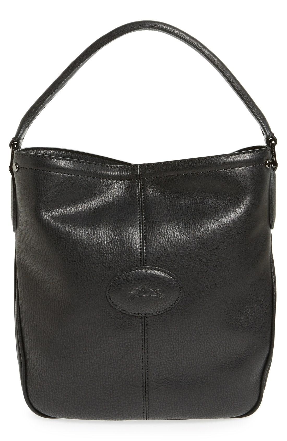 Longchamp Mystery Leather Hobo Bag 
