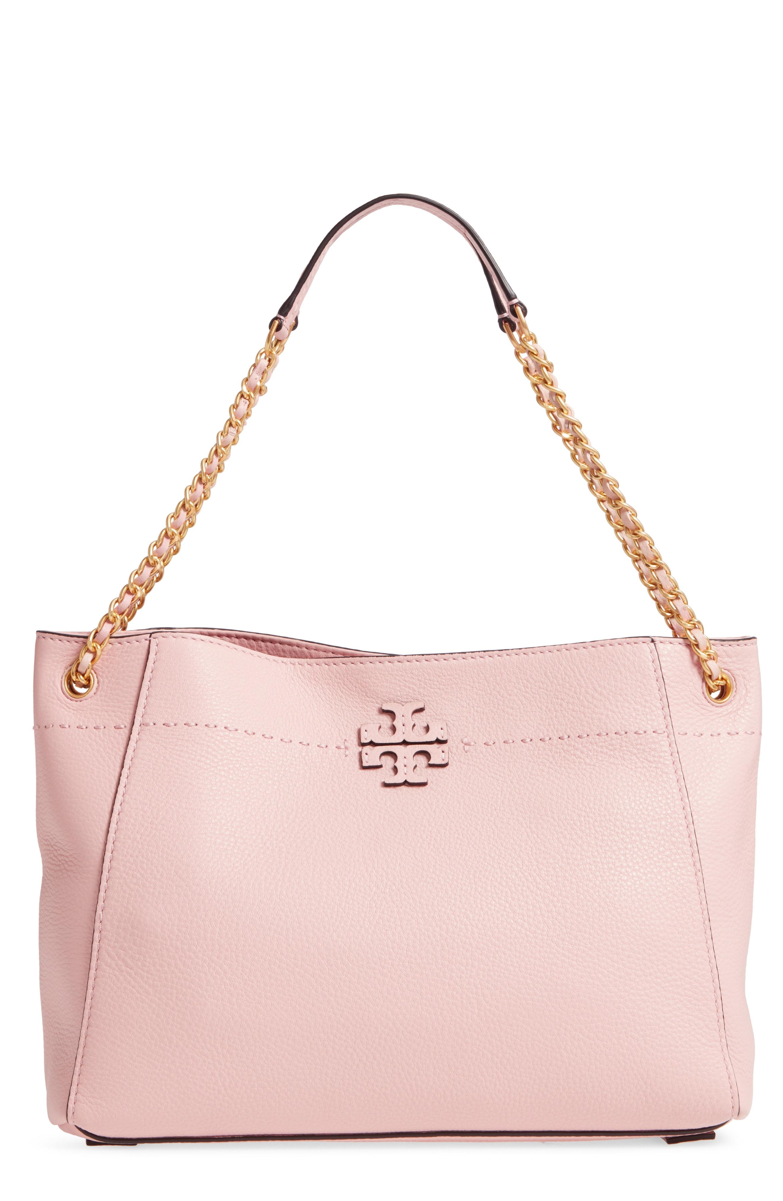 tory burch mcgraw tote pink quartz