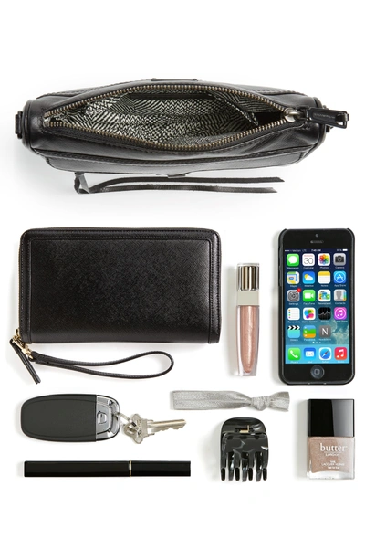 Shop Rebecca Minkoff Mini Mac Convertible Crossbody Bag - Black In Black/ Black Hrdwr