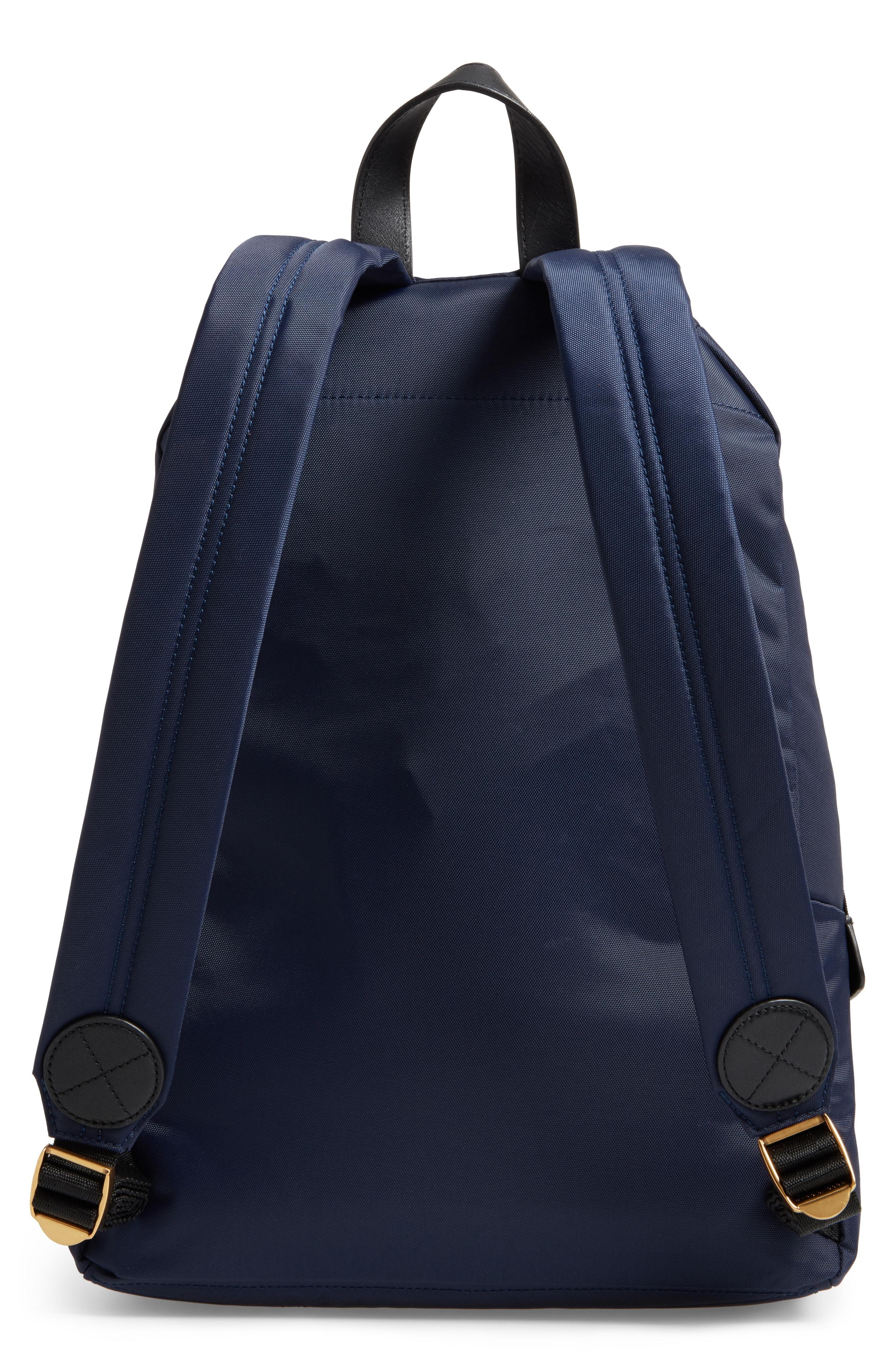The Marc Jacobs Marc Jacobs Mini Biker Nylon Backpack In Midnight Blue ...